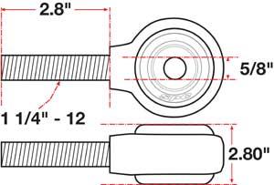 SPC Performance xAxis Rod End Ball Joint
