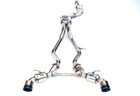 Invidia 2019+ Toyota Supra Dual N1 w/ Valve Rolled Titanium Tip Cat-back Exhaust