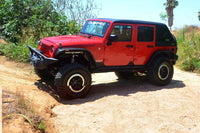DV8 Offroad 07-18 Jeep Wrangler JK 2 Piece Fast Back Hard Top 4 Door - Black (DS Only)