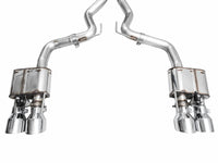 AWE 2024 Ford Mustang GT Fastback S650 RWD SwitchPath Cat-Back Exhaust w/ Quad Chrome Silver Tips