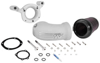 K&N 08-17 Harley-Davidson Touring Models Performance Air Intake System Silver