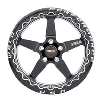 Weld S904 18x12 Ventura Beadlock 5x120 ET52 BS8.55 Gloss BLK MIL DIA 78.1