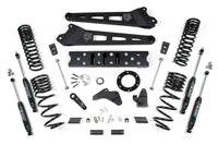 Zone Offroad 19-24 Ram 2500 6.5in Radius Arm - 4.5in Rear Coils - Diesel - 6-Bolt T-Case-Fox Shocks
