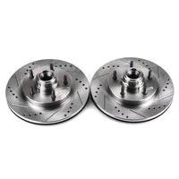 Power Stop 97-00 Ford F-150 Front Evolution Drilled & Slotted Rotors - Pair
