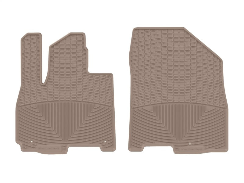 WeatherTech 2026 Hyundai Palisade Hybrid 1st Row Front All-Weather Floor Mats - Tan
