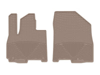 WeatherTech 2026 Hyundai Palisade Hybrid 1st Row Front All-Weather Floor Mats - Tan