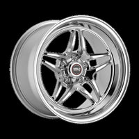 Weld S81 17x10 / 5x115 BP / 6.7in BS Polished Wheel (High Pad) - Non-Beadlock