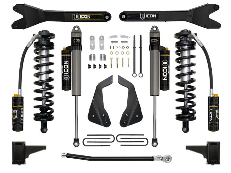 ICON 05-07 Ford F250/F350 4-5.5in Stage 4 Coilover Conversion System w/ Radius Arm