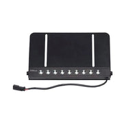 Putco 07-18 Jeep Wrangler - License Plate Frame w/ 10in Luminix Light Bar 3600LM