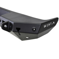 Westin 18-19 Jeep Wrangler JL WJ2 Rear Bumper w/ Sensors (Excl. Wrangler JK) - Textured Black