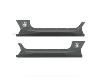 Road Armor 2018+ Jeep Wrangler JL 2-Door Stealth Rocker Guards - Tex Blk