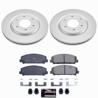 Power Stop 08-10 Infiniti QX56 Front Z23 Coated Brake Kit