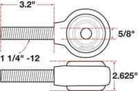 SPC Performance xAxis Rod End Ball Joint