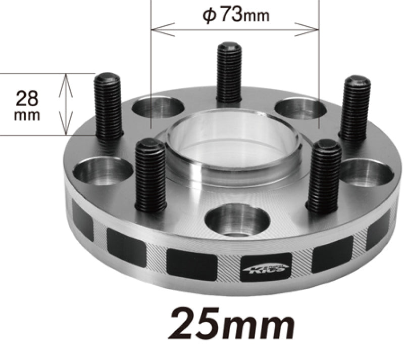 Project Kics 12X1.5 5x139.7 Wide Tread Spacers 4Wd - 25MM