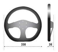 Sparco Steering Wheel 353 Suede Black (NO HORN INCLUDED)