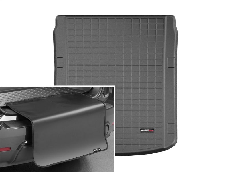 WeatherTech 2019+ Audi A6 Cargo Liner w/Bumper Protector - Black