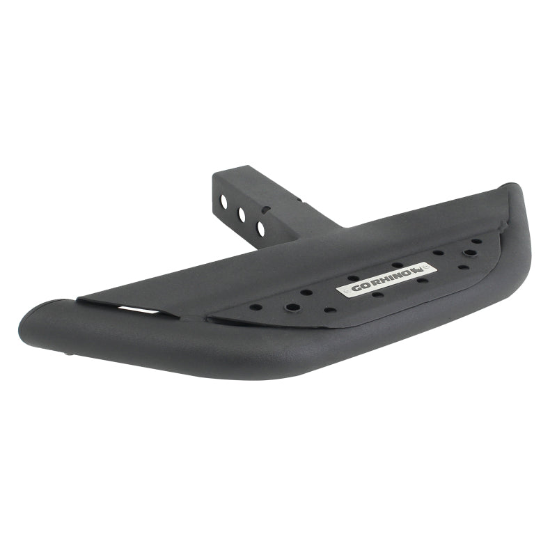 Go Rhino Dominator Xtreme Hitch Step (2in Receivers) - 18in Long - Tex. Blk