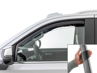 WeatherTech 21-26 Cadillac Escalade Front Front Side Window Deflectors-Dark Tint