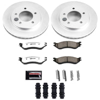 Power Stop 97-02 Ford Expedition Front Z36 Coated Truck & Tow Brake Kit