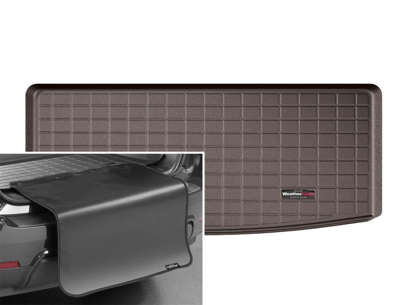 WeatherTech 2021+ Chevrolet Tahoe Cargo With Bumper Protector - Cocoa
