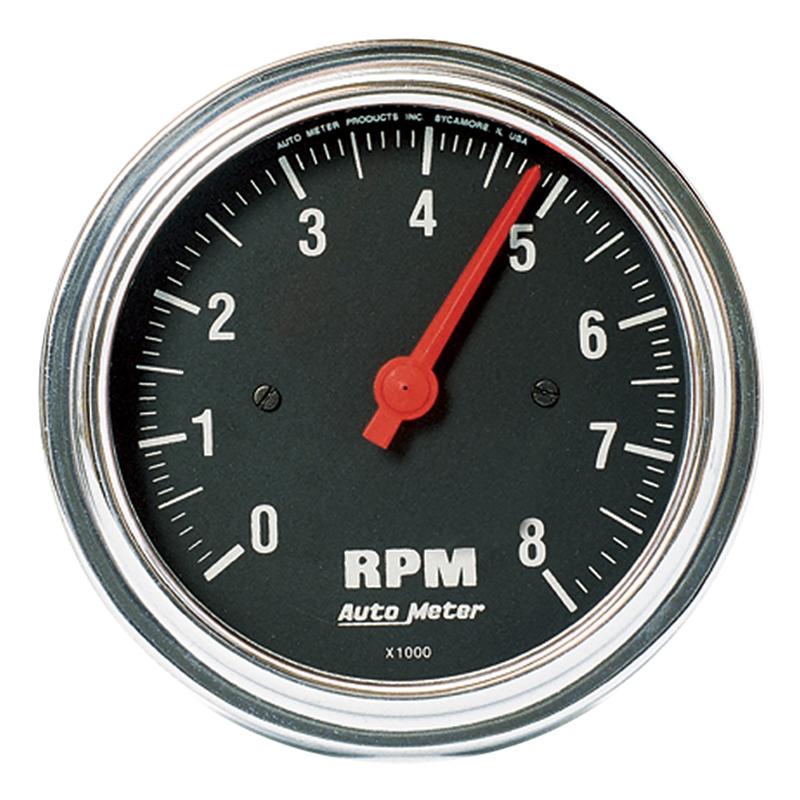 AutoMeter Gauge Water Temp 2-1/16in. 120-240 Deg. F Mechanical 12ft. Traditional Chrome