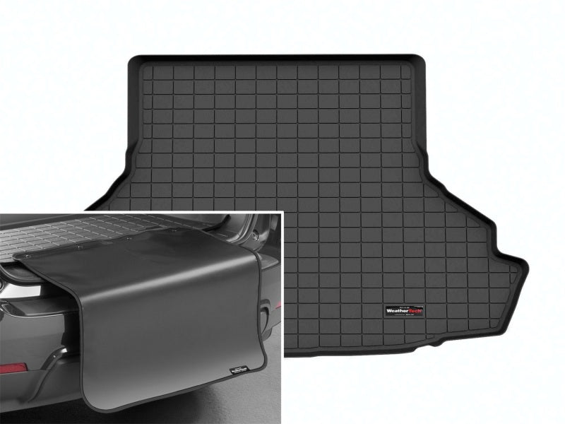 WeatherTech 2024 Ford Mustang Cargo Liner w/Bumper Protector - Black