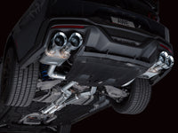 AWE 2024 Ford Mustang Dark Horse S650 RWD SwitchPath Cat-Back Exhaust w/ Quad Chrome Silver Tips