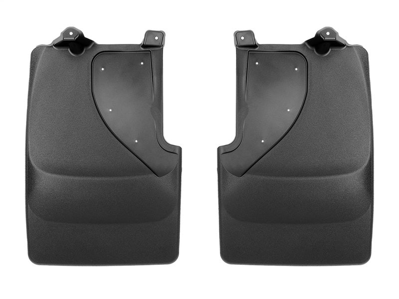 WeatherTech 22-23 Ford Bronco Raptor No Drill Mudflaps Rear Pair - Black