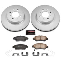 Power Stop 09-14 Honda Fit Front Z17 Evolution Geomet Coated Brake Kit