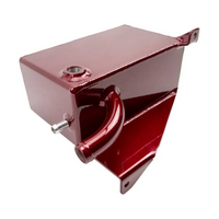 Wehrli 07.5-10 Chevrolet 6.6L LMM Duramax OEM Placement Coolant Tank Kit - WCFab Red