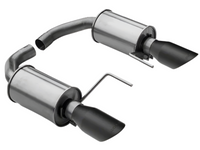 Roush 15-26 Mustang V6 / EcoBoost Black Tip Axle Back Exhaust