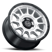 ICON Alloys Rancho 20x9 / 5x5 / -12mm / 4.5in BS Silver Machined w/ Gloss Black Lip Wheel