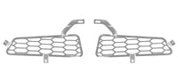 Putco 15-20 Ford F-150 Raptor - Hex Style - Polished SS Bumper Grille Inserts