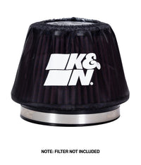 K&N Black Drycharger 6.25in Base ID / 4.375in Top ID / 4.125in Height Air Filter Wrap