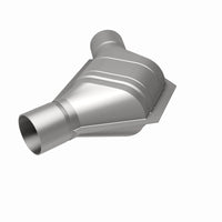 MagnaFlow Universal Catalytic Converter 2.25 inch Angled O/O PC2 Front