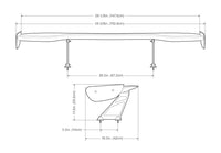 Seibon Universal GT Style Carbon Fiber Rear Spoiler