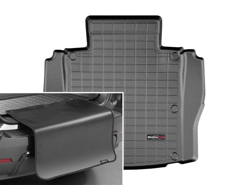 WeatherTech 2015+ BMW 2-Series Convertible Cargo Liner w/ Bumper Protector - Black