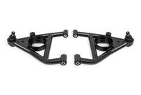 BMR 67-69 Chevrolet Camaro w/Rear Bump Stops Lower A-Arms w/STD Ball Joint Delrin - Black Hammertone