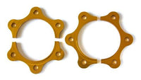 BLOX Honda S2000 Racing Half Shaft Spacers-Silver (Recommended for vehicles lowered 1.25in or more)
