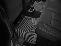 WeatherTech 2014+ Jeep Wrangler Rear Rubber Mats - Black
