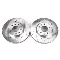 Power Stop 07-12 Mazda CX-7 Front Evolution Drilled & Slotted Rotors - Pair