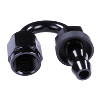Russell 4AN Twist-Lok 180 Degree Hose End - Black