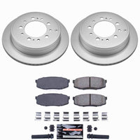 Power Stop 08-11 Lexus LX570 Rear Z23 Coated Brake Kit