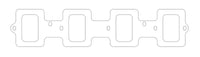 Cometic GM LS7 Gen-4 Small Block V8 .060in Fiber Intake Manifold Gasket Set-With Carbureted Manifold