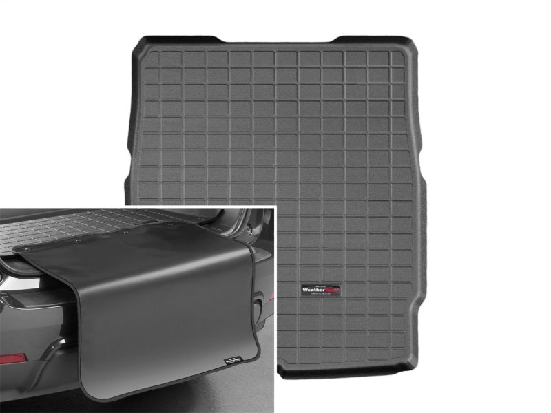 WeatherTech 2012+ BMW 6-Series Coupe Cargo Liner w/ Bumper Protector - Black