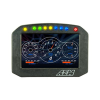 AEM CD-5LG Carbon Logging Flush Digital Dash Display w/ Internal 20Hz GPS & Antenna