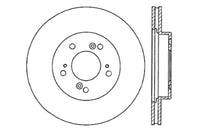 StopTech 97-01 Acura Integra Type R / 97-01 Honda CR-V Slotted & Drilled Left Front Rotor