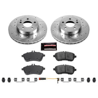 Power Stop 12-15 Mercedes-Benz C250 Front Z23 Evolution Sport Brake Kit