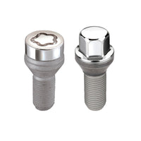McGard 5 Lug Hex Install Kit w/Locks (Cone Seat Bolt) M14X1.5 / 17mm Hex / 30.5mm Shank L. - Chrome