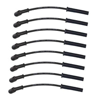 Moroso 99-13 GM LS/LQ 4.8/5.3/5.7/6.0/6.2L Ultra350 8mm Multi-Angle Boot Spark Plug Wire Set - Black